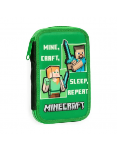 MOOVING Cartuchera 1 Piso Minecraft