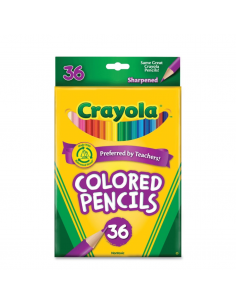 Lápices de colores largos 36uds, CRAYOLA