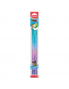 MAPED Regla Flexible Twist Decorada 30cm