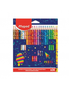 MAPED Lapiz de Color Pixel Party X24