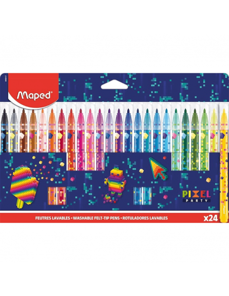MAPED Marcadores Pixel Party X24