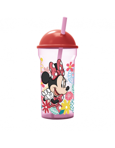 STOR  Vaso Transparente Minnie Mouse Primaveral