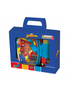 STOR Set 2 Pcs Caja de Regalo Spiderman Volador de la Media Noche