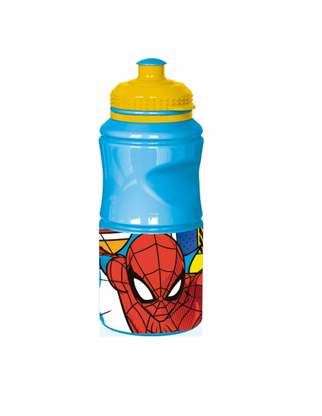 STOR Botella Deportivo con Agarrador Spiderman Midnigth Flyer