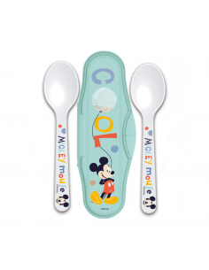 STOR Set de Cuchara para Niños Conjunto Mickey Mouse