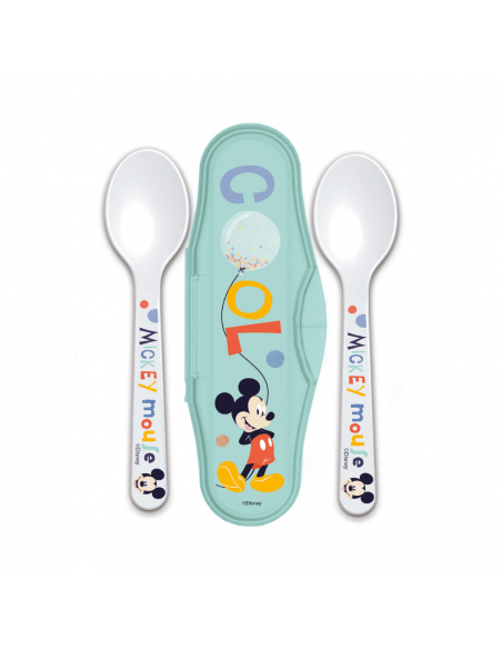 STOR Set de Cuchara para Niños Conjunto Mickey Mouse