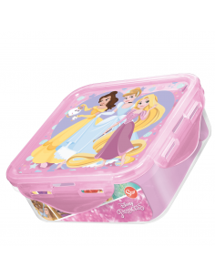 STOR Táper Hermético Cuadrado Princesas Disney