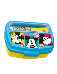 STOR Táper con Cubiertos Funny Mickey Mouse Fun Fantastic