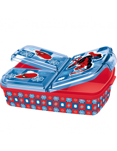 STOR Táper Multicompartimentos Spiderman Arácnido