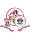 STOR Set de Vajilla Antideslizante Minnie Mouse