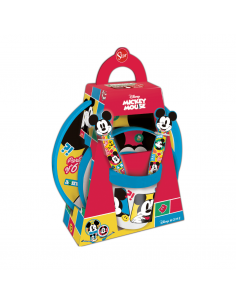 STOR Set de Vajilla Antideslizante Mickey Mouse