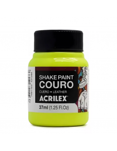 ACRILEX Pintura para Cuero Color Amarillo Limón 37ml
