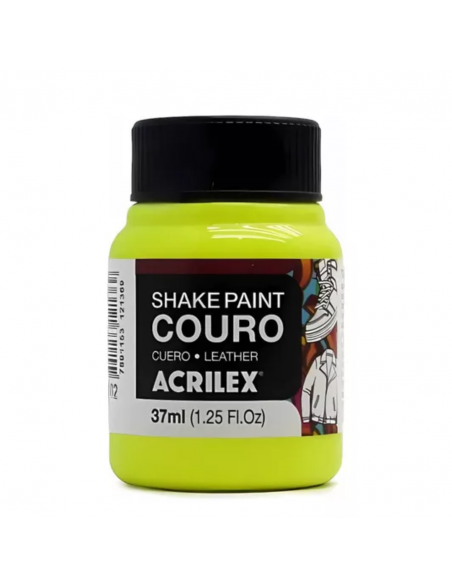 ACRILEX Pintura para Cuero Color Amarillo Limón 37ml