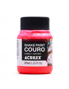 ACRILEX Pintura de Cuero Color Rojo 37ml