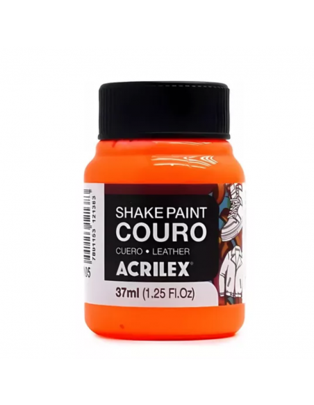 ACRILEX Pintura para Cuero Color Naranja 37ml