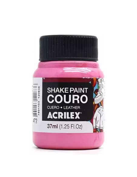 ACRILEX Pintura para Cuero Color Rosa Chicle 37ml