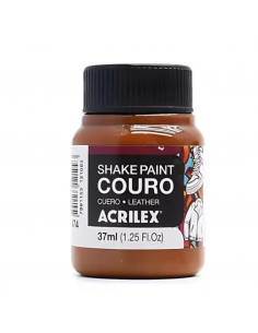 ACRILEX Pintura para Cuero Color Castaño 37ml