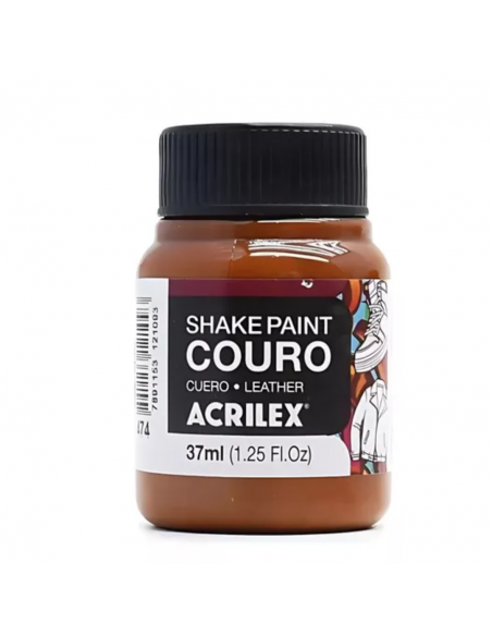 ACRILEX Pintura para Cuero Color Castaño 37ml