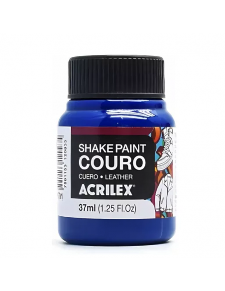 ACRILEX Pintura de Cuero Color Azul Turquesa 37ml