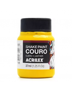 ACRILEX Pintura de Cuero Color Amarillo Dorado 37ml