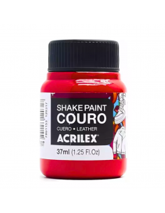 ACRILEX Pintura para Cuero Color Rojo Fuego 37ml