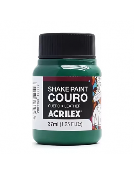 ACRILEX Pintura de Cuero Color Verde Bandera 37ml