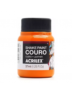 ACRILEX Pintura de Cuero Color Naranja 37ml