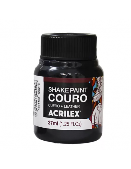 ACRILEX Pintura para Cuero Color Negro 37ml