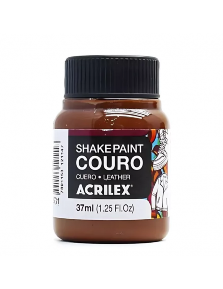 ACRILEX Pintura para Cuero Color Marrón 37ml