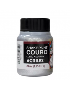 ACRILEX Pintura para Cuero Color Plata 37ml