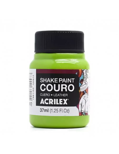 ACRILEX Pintura para Cuero Color Verde Manzana 37ml