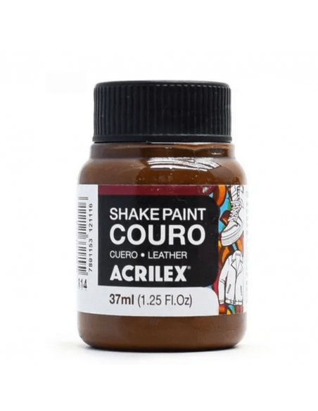 ACRILEX Pintura de Cuero Color Chocolate 37ml