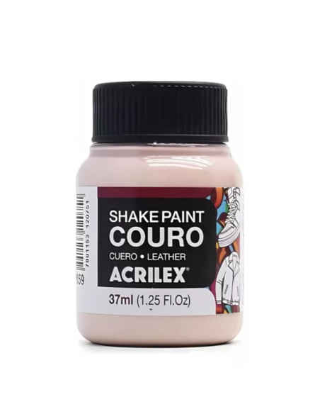 ACRILEX Pintura para Cuero Color Arena Rosa 37ml