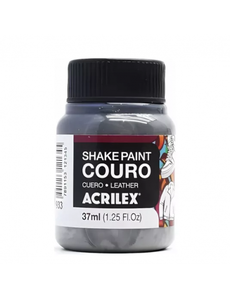 ACRILEX Pintura para Cuero Color Gris 37ml