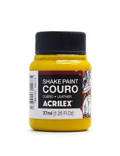 ACRILEX Pintura para Cuero Color Amarillo Indio 37ml