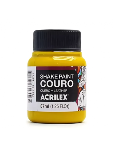 ACRILEX Pintura para Cuero Color Amarillo Indio 37ml