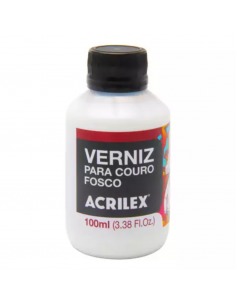 ACRILEX Barniz Mate para Cuero 100ml