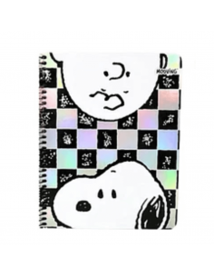 MOOVING Cuaderno Tamaño Medio Oficio Cuadriculado Snoopy - JOBBI