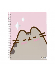 MOOVING Cuaderno Tamaño Medio Oficio Cuadriculado Pusheen - JOBBI