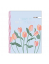 Cuadriculado Cuaderno Tamaño Medio Oficio Cuadriculado Garden - JOBBI
