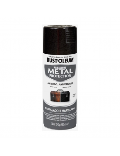 RUST-OLEUM Esmalte Anticorrosivo en Aerosol Acabado Martillado Color Negro