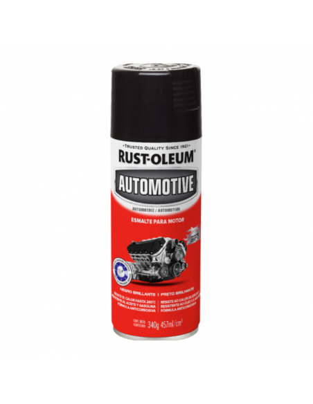 Esmalte para Motor Color Negro brillante - RUST-OLEUM