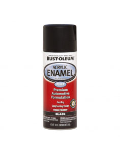Laca acrílica de color negro, RUST-OLEUM