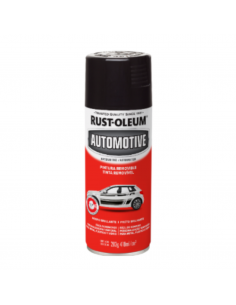 Pintura Aerosol Automotivo Removible Negro Brillante, RUST OLEUM