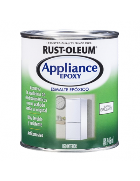Esmalte epoxi  blanco brillante monocomponente 946ML, RUST OLEUM