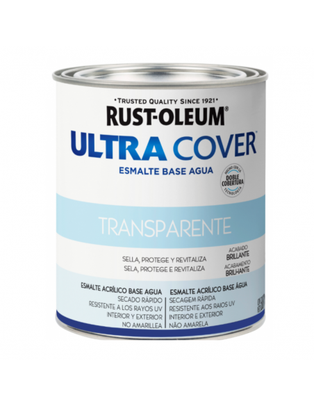 Esmalte al agua protección transparente de Rust-Oleum | Jobbi
