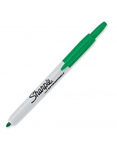 Marcador retractable verde, SHARPIE