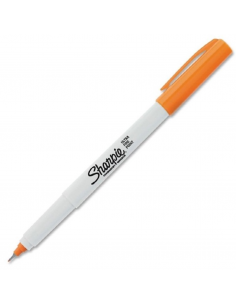 Marcador permanente ultra fine naranja, SHARPIE