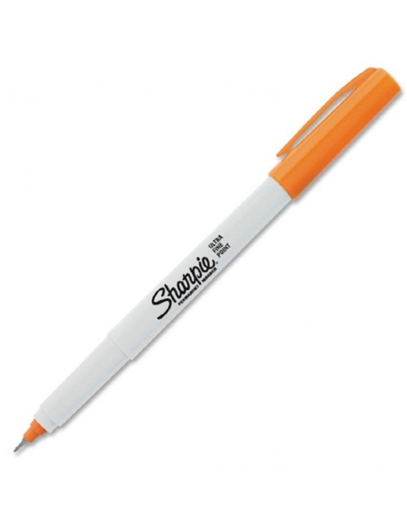 Marcador permanente ultra fine naranja, SHARPIE
