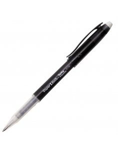 Bolígrafo borrable color negro, PAPER MATE.